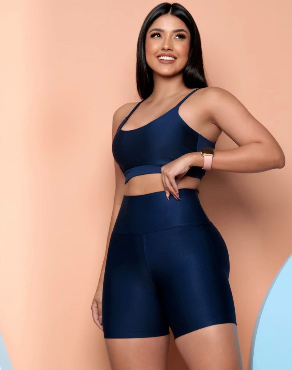 Conjunto Poliamida (Top e Shorts)